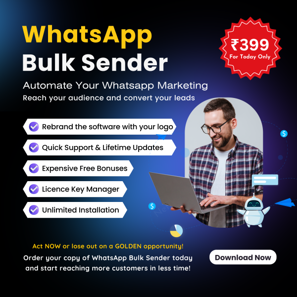 Whatsapp Bulk Sender Software purchase for cheap