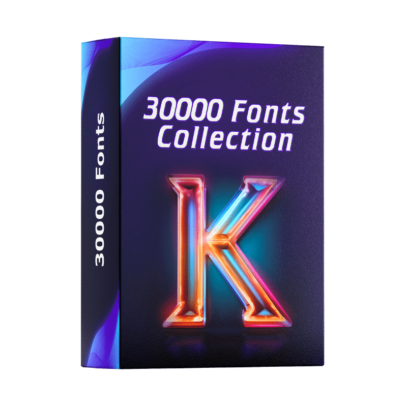 30000 Font Collection